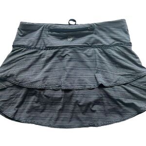 Athleta Navy Blue Swagger Ruffle Tiered Athletic Sporty Skort sz S